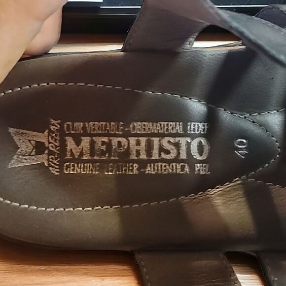 Mephisto Praline Black Nubuck Size 40 womans - Picture 7 of 7